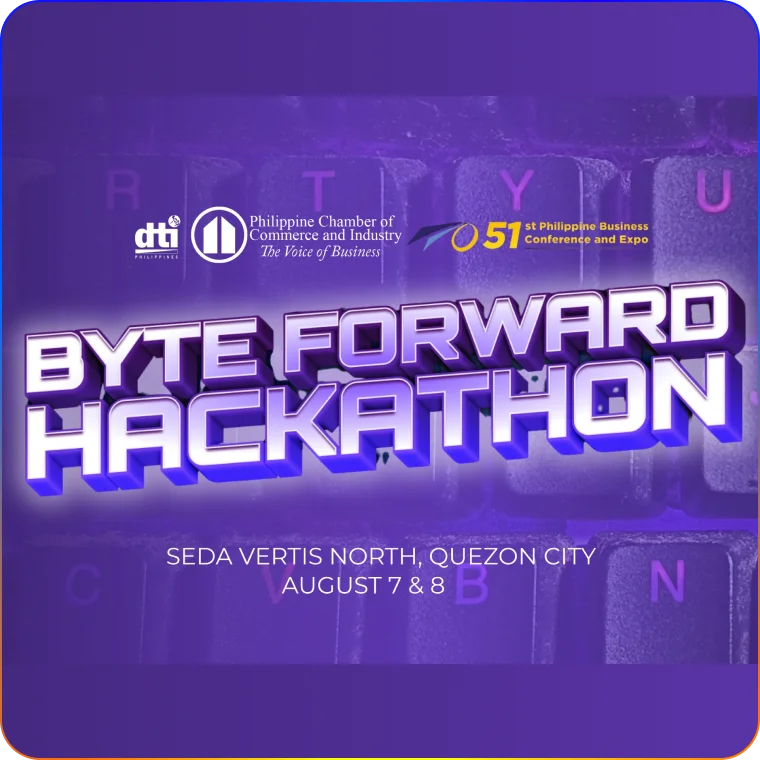 Byte Forward Hackathon event poster