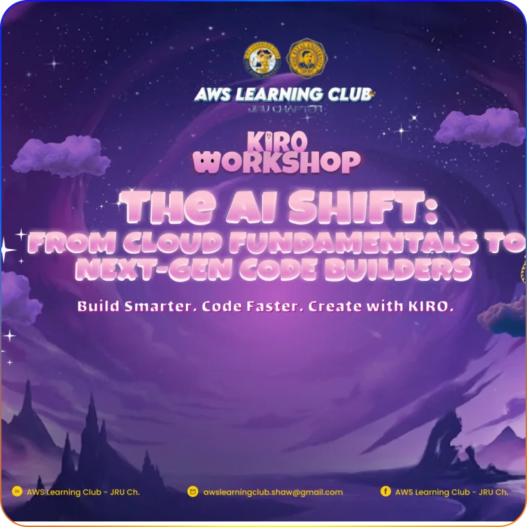 Kiro Workshop event poster
